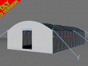 military tent 3D Model