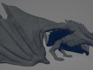 drogon Modelo de Impressão 3D