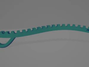 redemoinho infinito prata-cruz de diamante Modelo de Impressão 3D