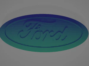 insignia de la parrilla Modelo de impresión 3D