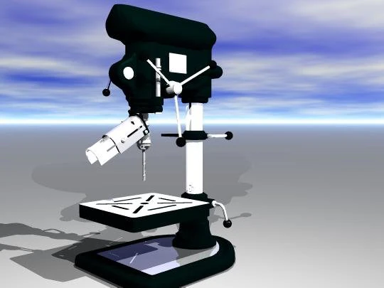 drill 3D Model .c4d .max .obj .3ds .fbx .stl .blend 