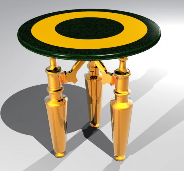 円卓 3Dモデル .c4d .max .obj .3ds .fbx .stl .blend