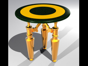 round table 3D 모델