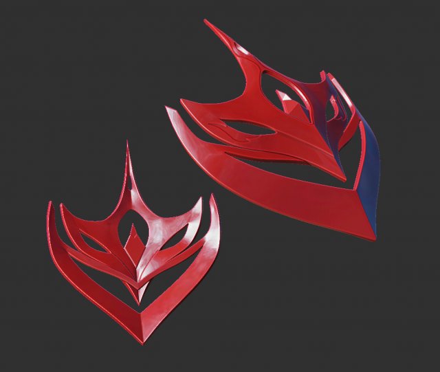 genshin impact childe tartaglia mask Modelo de Impressão 3D .c4d .max .obj .3ds .fbx .stl .blend 