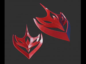 maschera Genshin Impact Childe Tartaglia Modello di stampa 3D