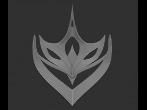 m&aacute;scara genshin impact childe tartaglia Modelo de Impressão 3D