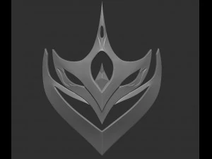 m&aacute;scara genshin impact childe tartaglia Modelo de Impressão 3D