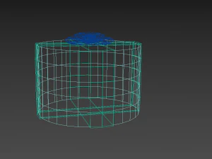 christmas giftboxes with bows low-poly 3D Model