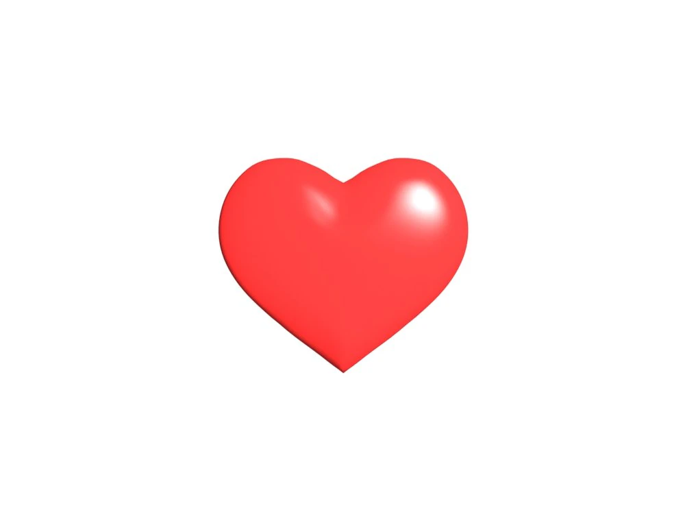pulsing heart animated heartbeat 3D Model .c4d .max .obj .3ds .fbx .stl .blend