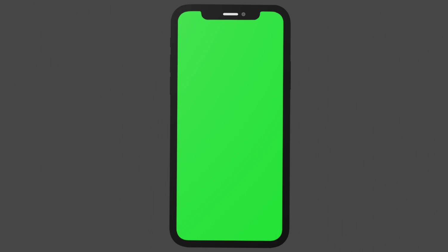 iphone 10 green display 3D Model .c4d .max .obj .3ds .fbx .stl .blend 
