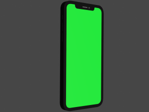 iphone 10 green display 3D Модель