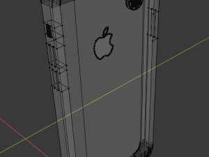 iphone 10 green display 3D Модель