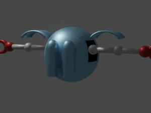 cute robot character 3D Model