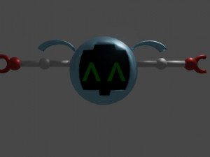 cute robot character 3D 模型