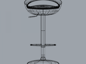 bar stool Model 3D