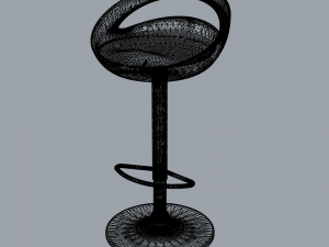 bar stool Model 3D