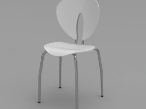 의자 등받이 3D 모델