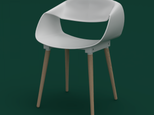 chair backrest 3D 모델