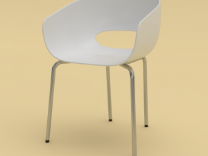 chair backrest 3D 모델