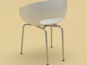 chair backrest 3D 모델