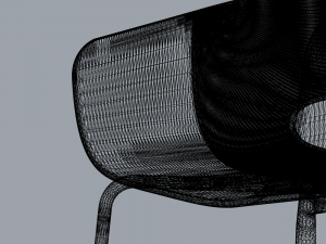 chair backrest 3D 모델