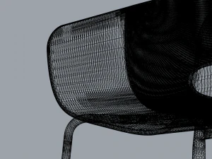 schienale della sedia Modello 3D