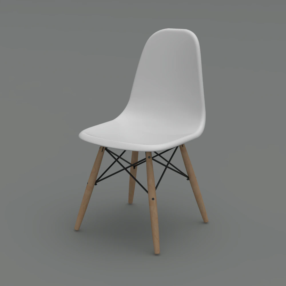 chair backrest 3D Model .c4d .max .obj .3ds .fbx .stl .blend 