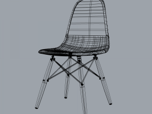 chair backrest 3D 모델