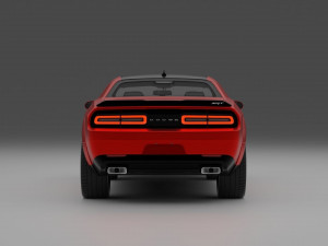 Dodge Challenger Demon Modelo 3D