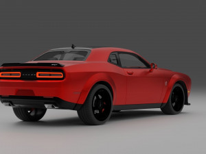 Dodge Challenger Demon Modelo 3D