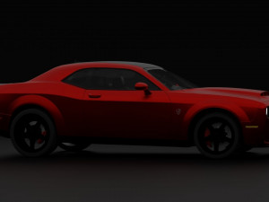 Dodge Challenger Demon Modelo 3D