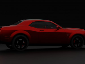 Dodge Challenger Demon Modelo 3D