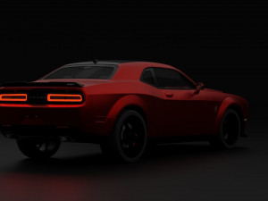 Dodge Challenger Demon Modelo 3D
