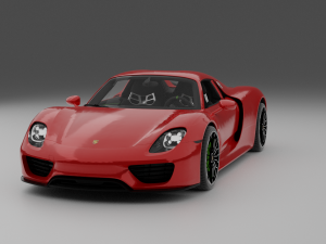 Porsche 918 3D Model