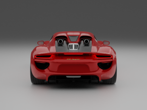Porsche 918 3D Model