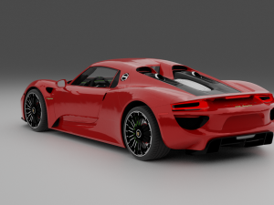 Porsche 918 3D Model