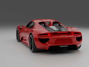 Porsche 918 3D Model