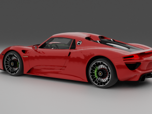 Porsche 918 3D Model