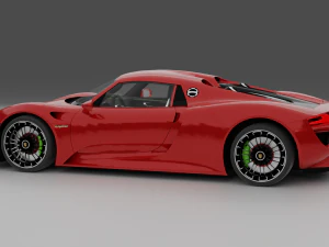 Porsche 918 3D Model