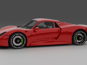 Porsche 918 3D Model