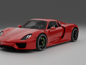 Porsche 918 3D Model