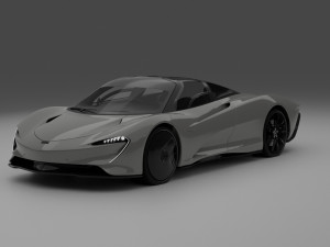 McLaren Speedtail 3D Model