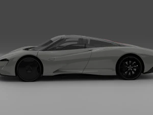McLaren Speed ​​Tail Modelo 3D
