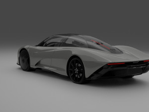 McLaren Speedtail 3D Model