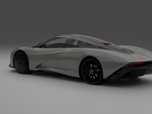 McLaren Speedtail 3D Model
