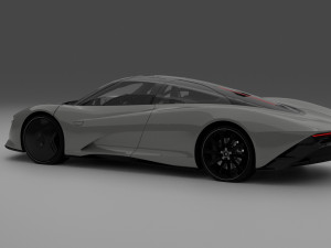 McLaren Speedtail 3D Model