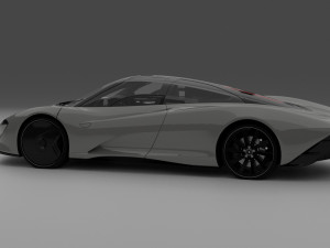 McLaren Speedtail 3D Model