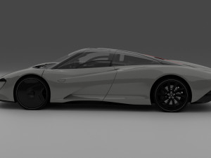 McLaren Speedtail 3D Model