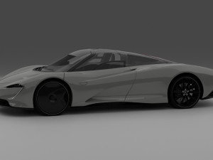 McLaren Speedtail 3D Model
