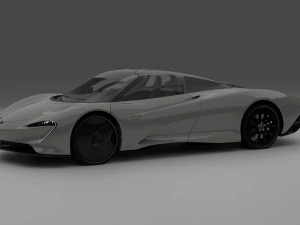 McLaren Speed ​​Tail Modelo 3D